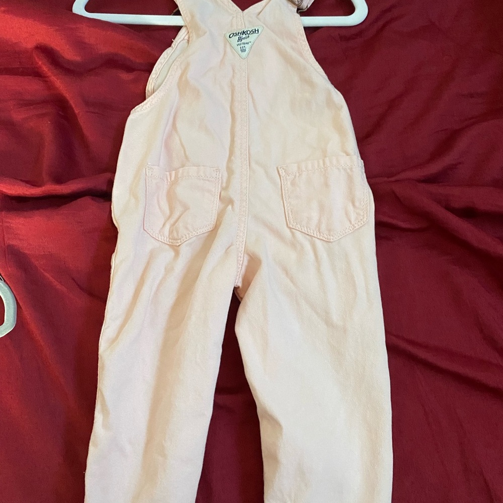 Light pink overalls